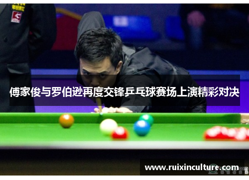 傅家俊与罗伯逊再度交锋乒乓球赛场上演精彩对决
